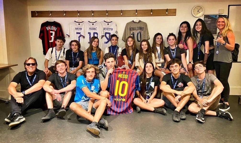 Oxford IQ Academy students at Chelsea FC, Stamford Bridge